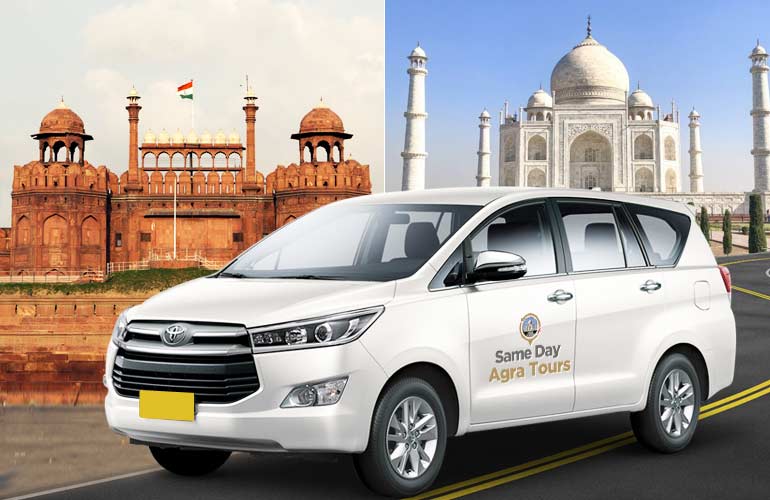 delhi to agra taxi package