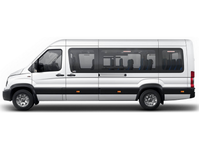 White Force Urbania is available for rent in Delhi, making it perfect for local sightseeing and out-of-town trips